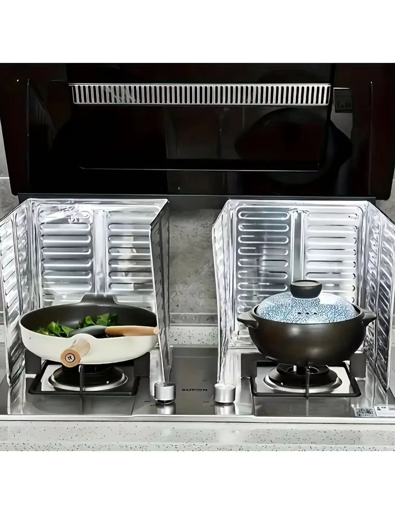 Kitchen Appliances Gas Stove - 3PCS Kitchen oil baffle, stove oil