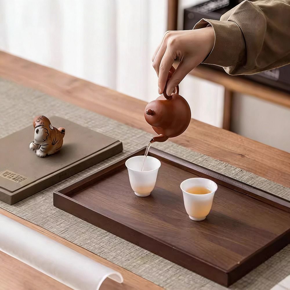 Kitchen Appliances Vintage - Decorate Tray Natural Bamboo Bamboo Wooden