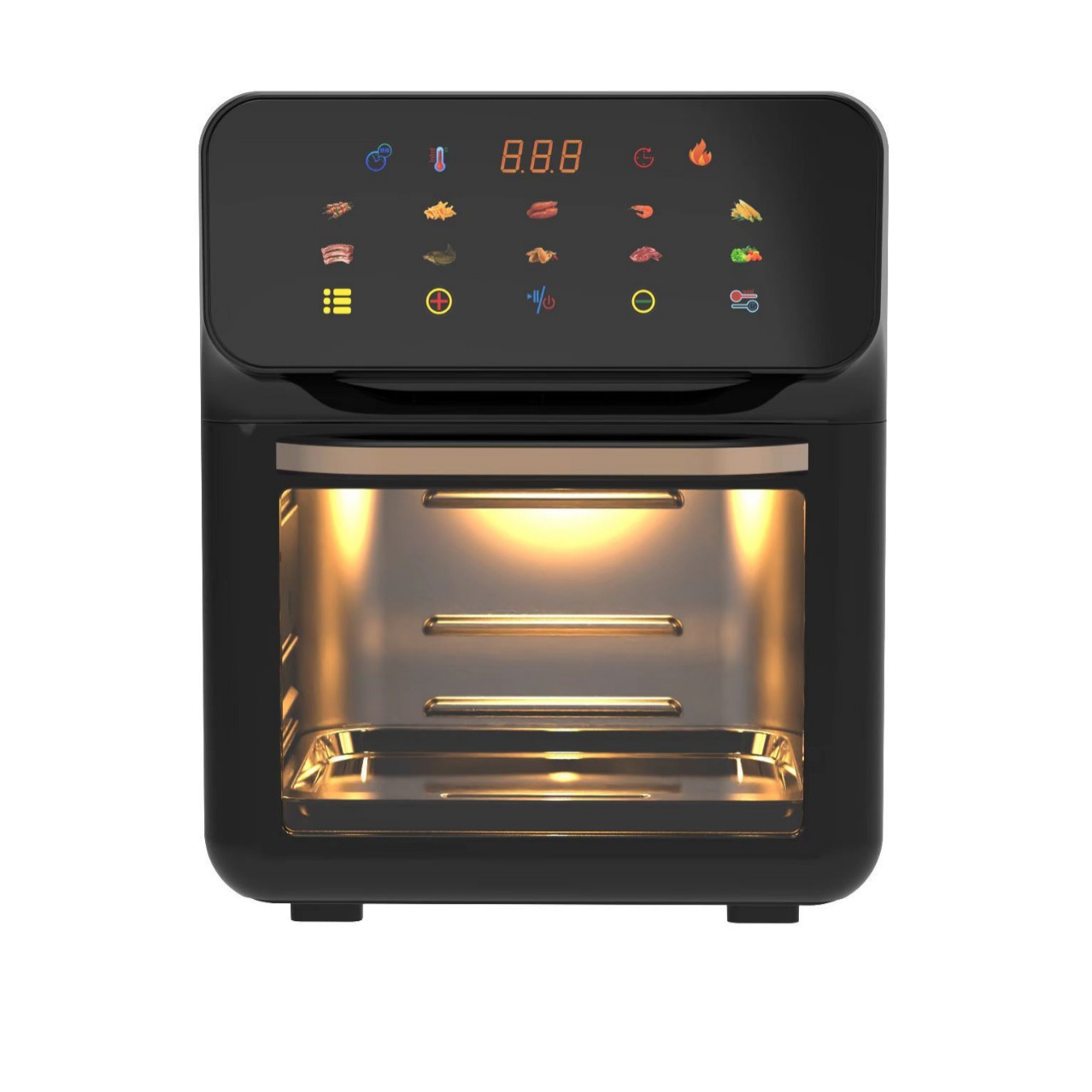 Kitchen Appliances Oven - 15L Visual Air Fryer with See-Through