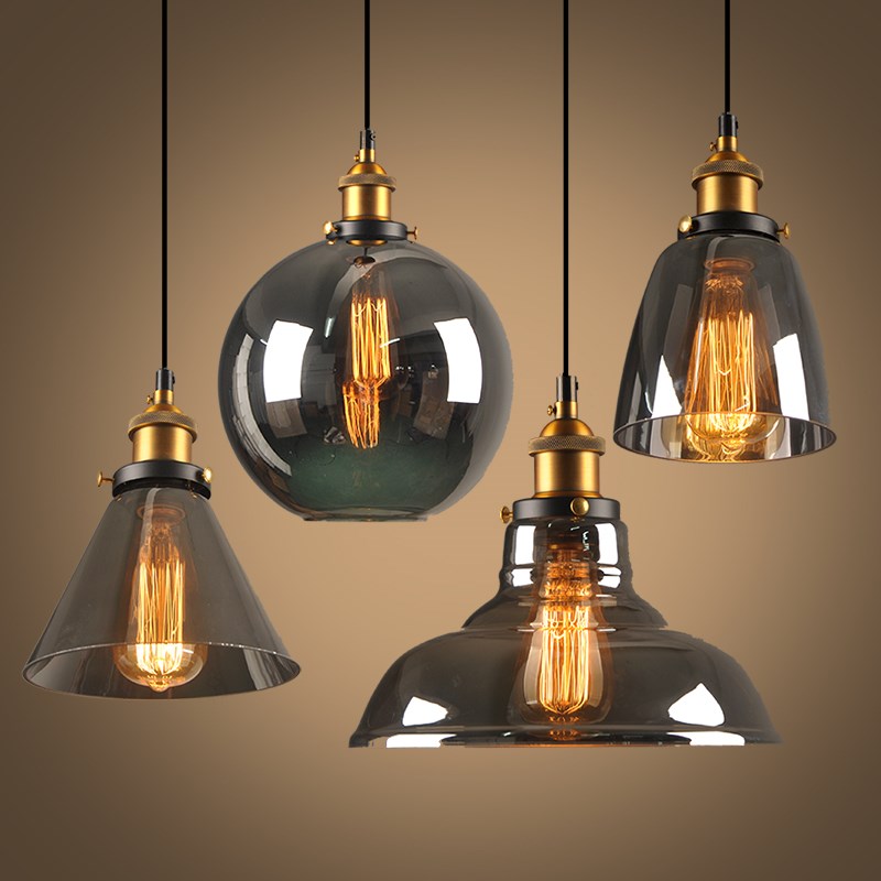 Kitchen Appliances Vintage - Nordic Vintage Pendant Lights Industrial Glass