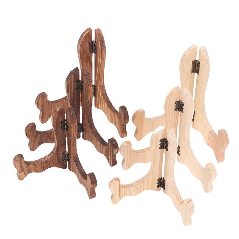 Kitchen Appliances Vintage - 1PCS Foldable Decorative Rack Retro Wood