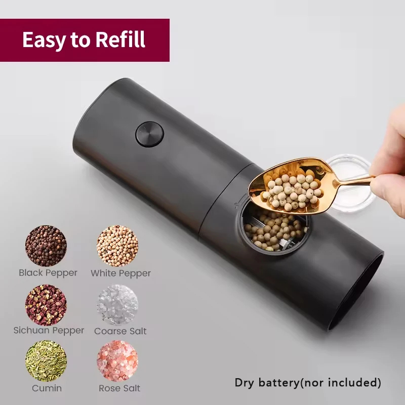 Kitchen Appliances And Utensils - Electric Automatic Salt and Pepper Grinder