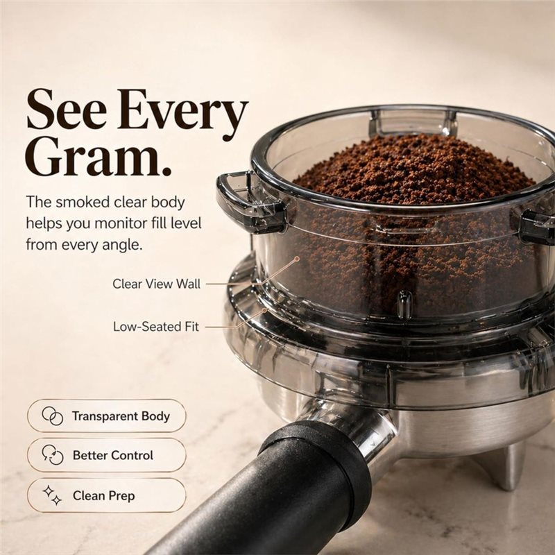 Breville Espresso Barista Touch - Promotion!Twist-Lock Portafilter Funnel 54Mm Dosing For