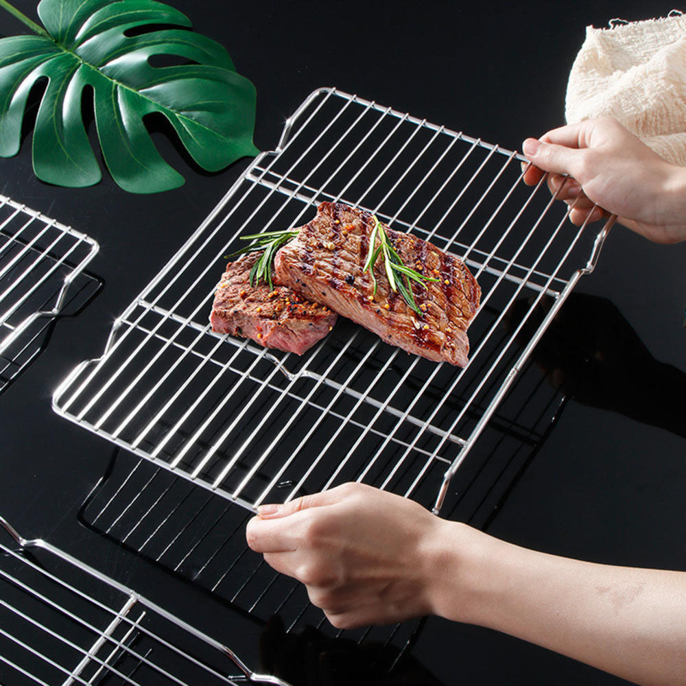 Kitchen Appliances Brand - Stainless Steel Barbecue Mesh Mat Reusable