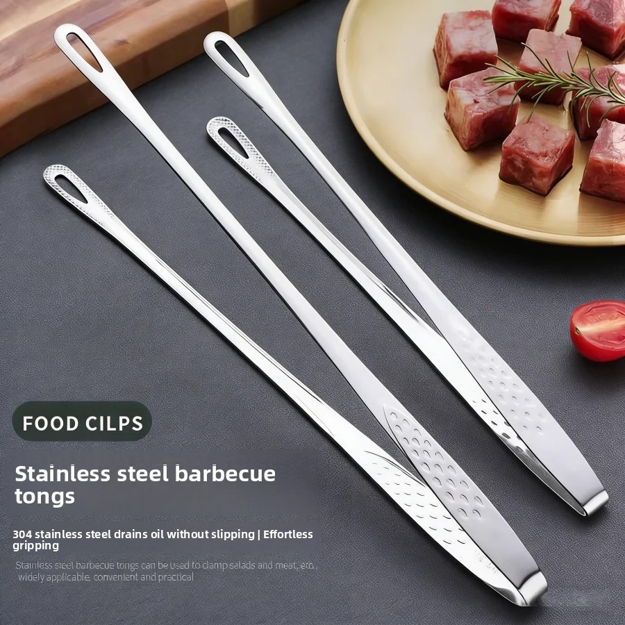 Kitchen Appliances And Utensils - Stainless Steel Kitchen Tongs Non Slip