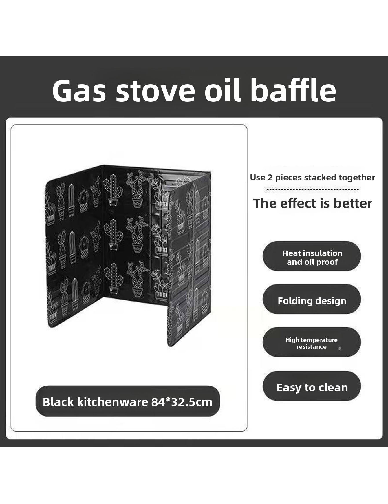 3PCS Kitchen oil baffle, stove - огляд і ціна Kitchen Appliances Gas Stove