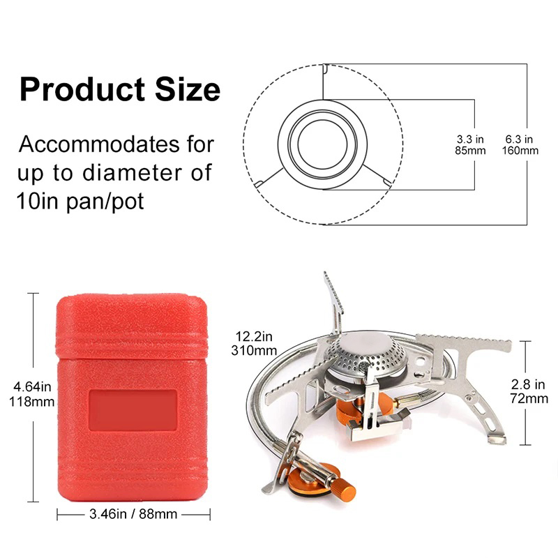 Camping Gas Stove Portable Fol - огляд і ціна Kitchen Appliances Gas Stove