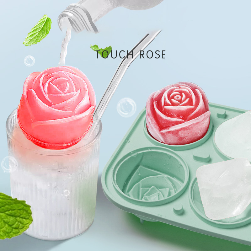 3D Rose Diamond Round Ice Cube - огляд і ціна Kitchen Appliances And Utensils