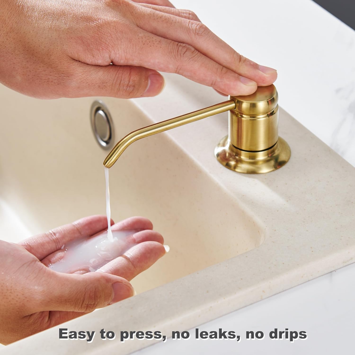 Brass Sink Soap Dispenser with - огляд і ціна Kitchen Appliances Built In