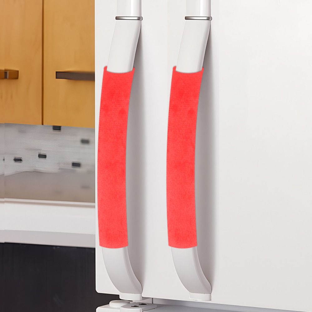 2Pcs/Set Refrigerator Door Han - огляд і ціна Kitchen Appliances Red Knobs
