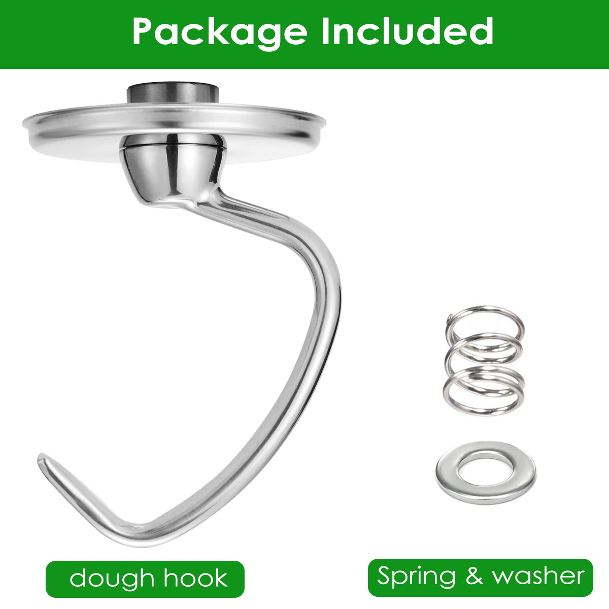 Stainless Steel Dough Hook Wit - огляд і ціна Kitchen Appliances Kitchenaid