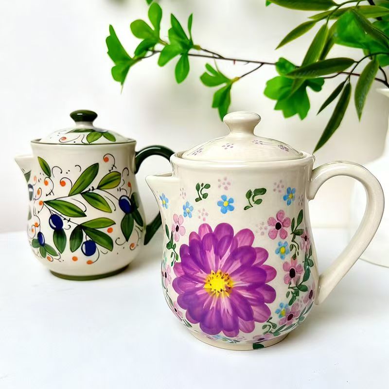 Olive Green Ceramic Flower Oil - огляд і ціна Kitchen Appliances Vintage