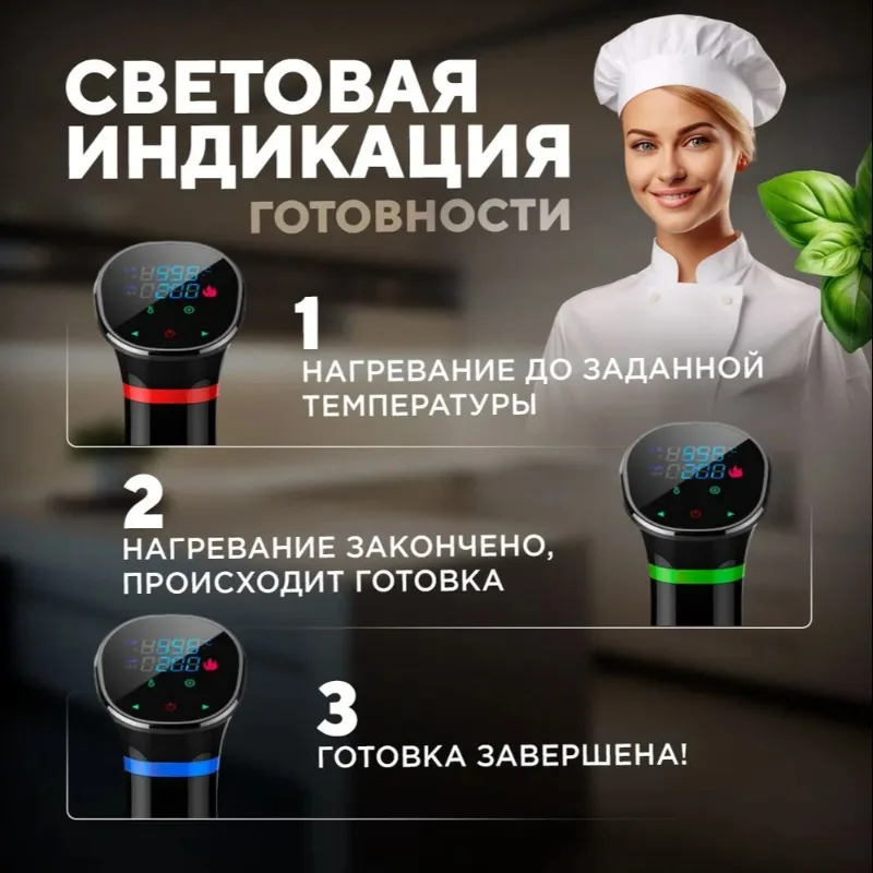 110V-220V Waterproof Vacuum So - огляд і ціна Sous Vide Immersion