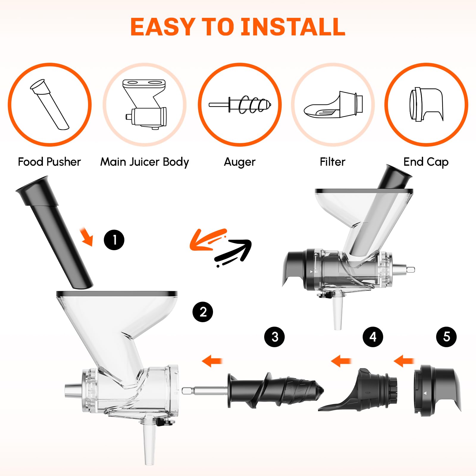 Masticating Juicer Attachment  - огляд і ціна Kitchen Appliances Kitchenaid