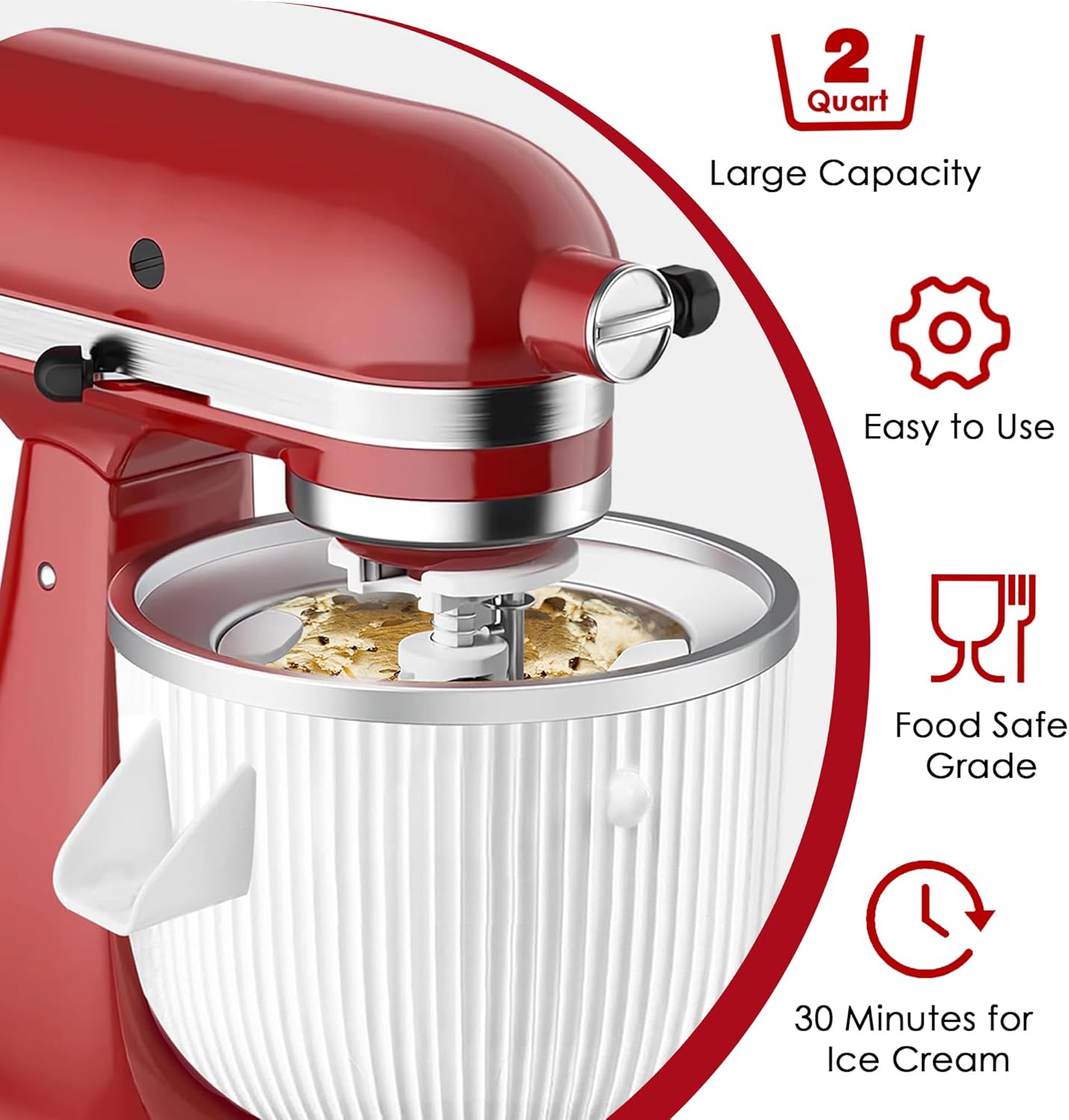 Ice Cream Maker Attachment for - огляд і ціна Kitchen Appliances Kitchenaid